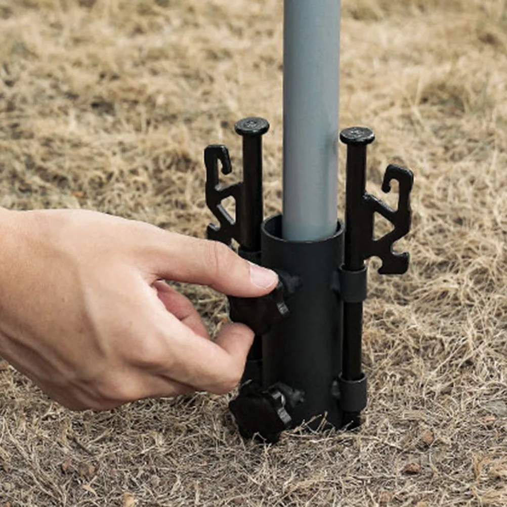2pcs Windproof Fixing Canopy Pole Holder Black Camping Supplies Portable Durable Smooth Tent Hiking Outdoor
2pcs Windproof Fixing Canopy Pole Holder Black Camping Supplies Portable Durable Smooth Tent Hiking Outdoor