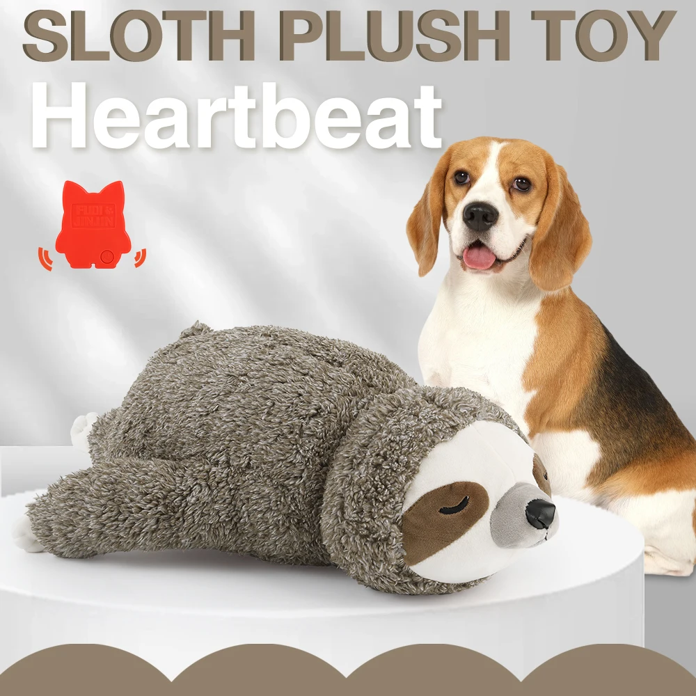 Sloth Zoo Puppy Dog Heartbeat Toy Stress Relief Soothing Sleep Aid Crate Kennel Training Doggy Comfort Companion Toy
Sloth Zoo Puppy Dog Heartbeat Toy Stress Relief Soothing Sleep Aid Crate Kennel Training Doggy Comfort Companion Toy