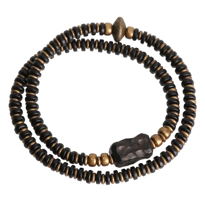 Copper andwood beads mix and match design black sandalwood bracelet trendy hand jewelry wooden bracelet men's and women's models
Copper andwood beads mix and match design black sandalwood bracelet trendy hand jewelry wooden bracelet men's and women's models