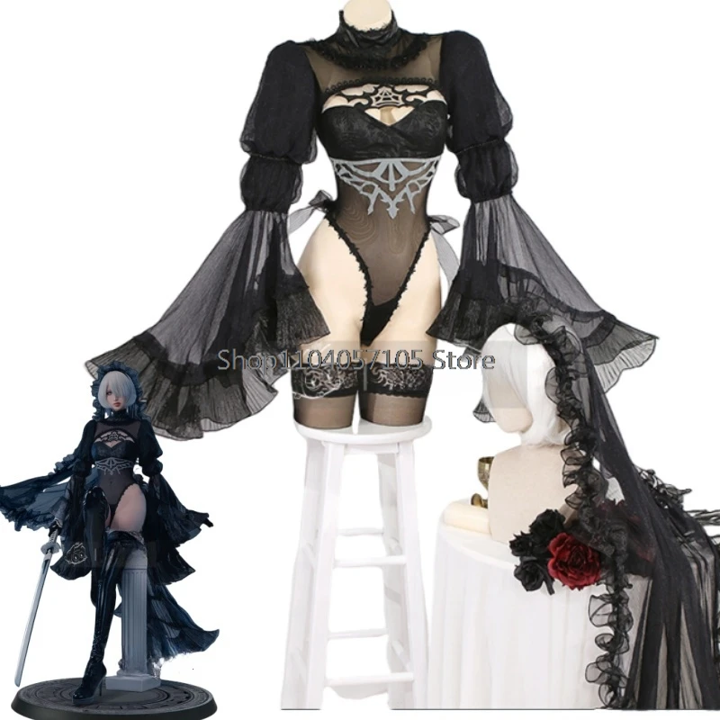 Костюм для косплея NieR Automata 2B Тип B, фантазийный сексуальный комбинезон для взрослых и женщин, наряды на Хэллоуин, карнавал, маскировка
Костюм для косплея NieR Automata 2B Тип B, фантазийный сексуальный комбинезон для взрослых и женщин, наряды на Хэллоуин, карнавал, маскировка