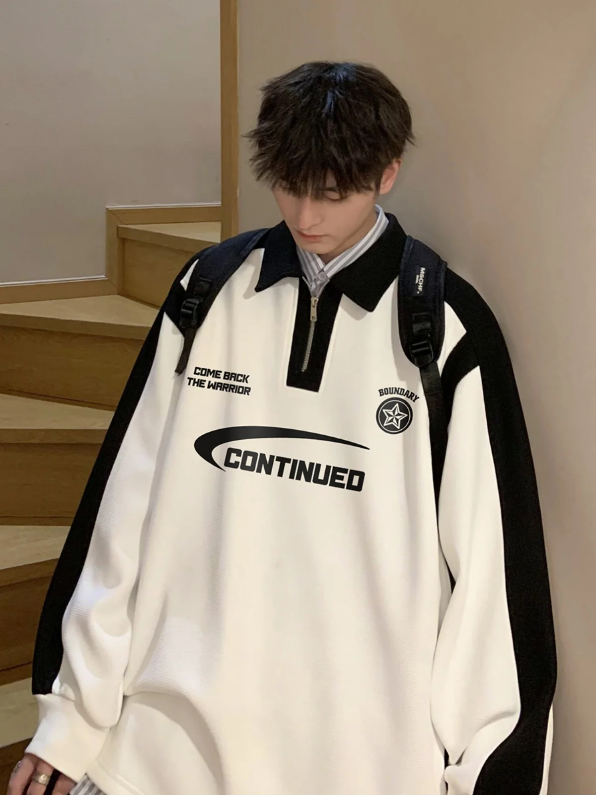 Youth Half Zipper Hoodie Men's Heavyweight Waffle Grid Shirt Turn-down Collar Top Trendy Oversize Jacket Casual Wear
Youth Half Zipper Hoodie Men's Heavyweight Waffle Grid Shirt Turn-down Collar Top Trendy Oversize Jacket Casual Wear