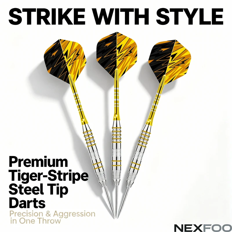 Metal Tip Darts Set Complete with 3 PVC Shafts 8 Flight Protectors 12 Rubber O-Rings Storage Case for Beginner & Pro Players
Metal Tip Darts Set Complete with 3 PVC Shafts 8 Flight Protectors 12 Rubber O-Rings Storage Case for Beginner & Pro Players