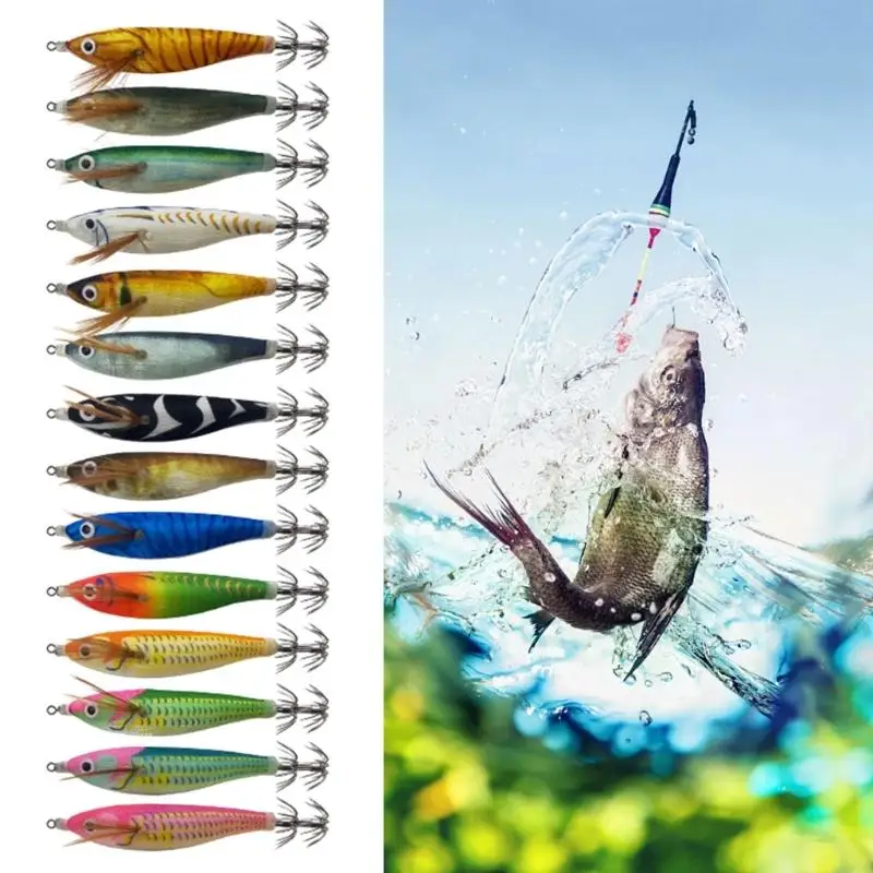M5TC 14Pcs Floating Squid Jig Hook Artificial Shrimp Baits Fishing Squid Lure Artificial Baits for Fishing Squid Octopuses
M5TC 14Pcs Floating Squid Jig Hook Artificial Shrimp Baits Fishing Squid Lure Artificial Baits for Fishing Squid Octopuses