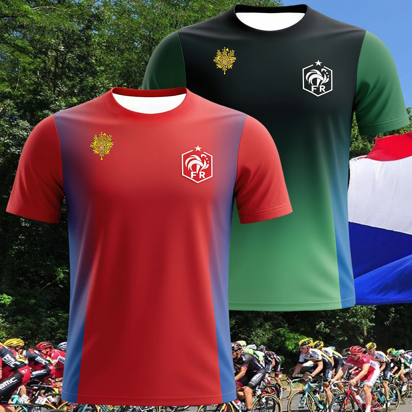 Tour De France Bicycle Motorcycle Quick Drying Breathable Comfortable Short Sleeved T-shirt for Outdoor Sports Leisure T-shirt
Tour De France Bicycle Motorcycle Quick Drying Breathable Comfortable Short Sleeved T-shirt for Outdoor Sports Leisure T-shirt