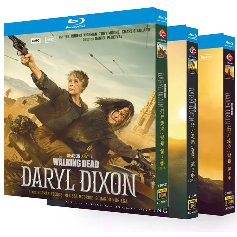 Blu-ray Disc The Walking Dead Daryl Dixon Seasons 1-3 6 Discs
Blu-ray Disc The Walking Dead Daryl Dixon Seasons 1-3 6 Discs