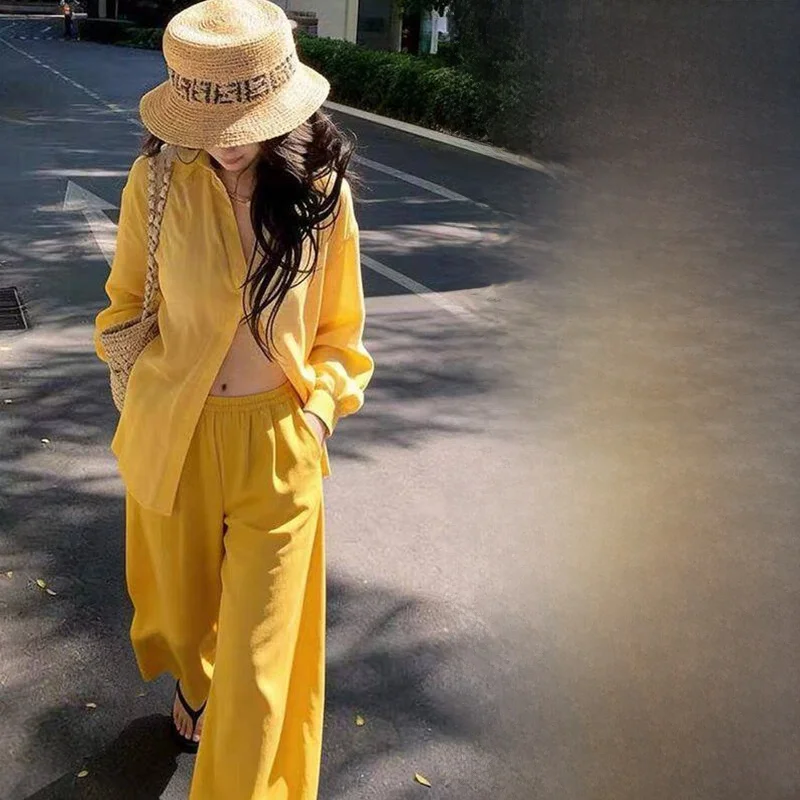 Elegant Cotton Linen Shirt Women's Casual Summer Vacation Loose Fit Lazy Minimalist Linen Set Preppy Style Clothing
Elegant Cotton Linen Shirt Women's Casual Summer Vacation Loose Fit Lazy Minimalist Linen Set Preppy Style Clothing