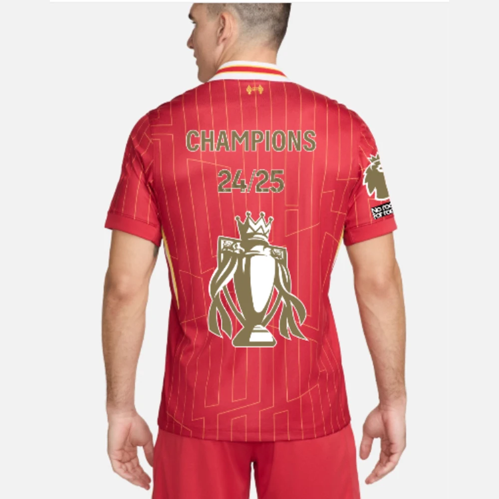 Mens CHAMPIONS 24/25 &Gold Trophy Short Sleeve Home Football Shirt Training Soccer Uniform Liverpool Breathable Jersey
Mens CHAMPIONS 24/25 &Gold Trophy Short Sleeve Home Football Shirt Training Soccer Uniform Liverpool Breathable Jersey