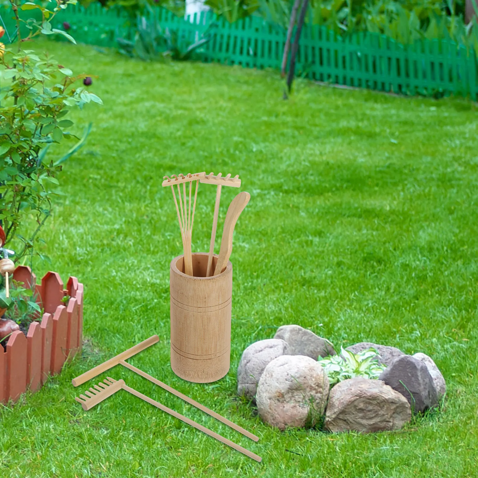 1 Set Zen Rake Set Bamboo Miniature Diy Sand Kit For Home Office Durable Sand Levelling Rakes Sandbox Mini Tools Garden
1 Set Zen Rake Set Bamboo Miniature Diy Sand Kit For Home Office Durable Sand Levelling Rakes Sandbox Mini Tools Garden