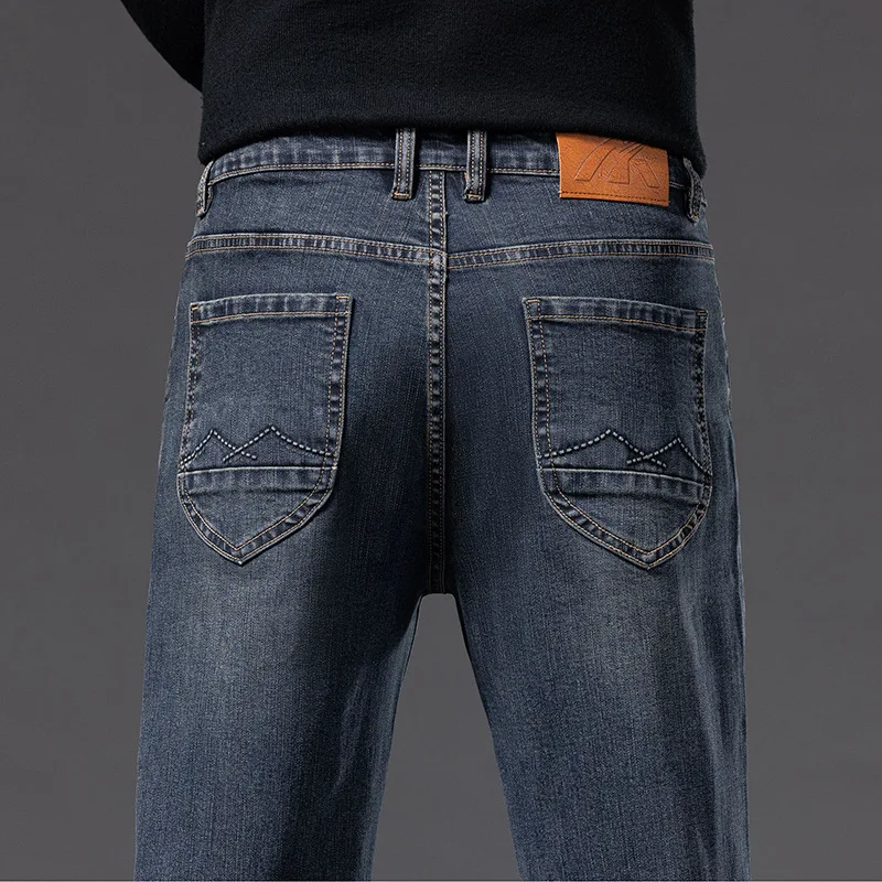 Autumn Winter Thick Middle-aged Men's Jeans Stretch Retro Washed Loose Straight Versatile Casual Pants
Autumn Winter Thick Middle-aged Men's Jeans Stretch Retro Washed Loose Straight Versatile Casual Pants