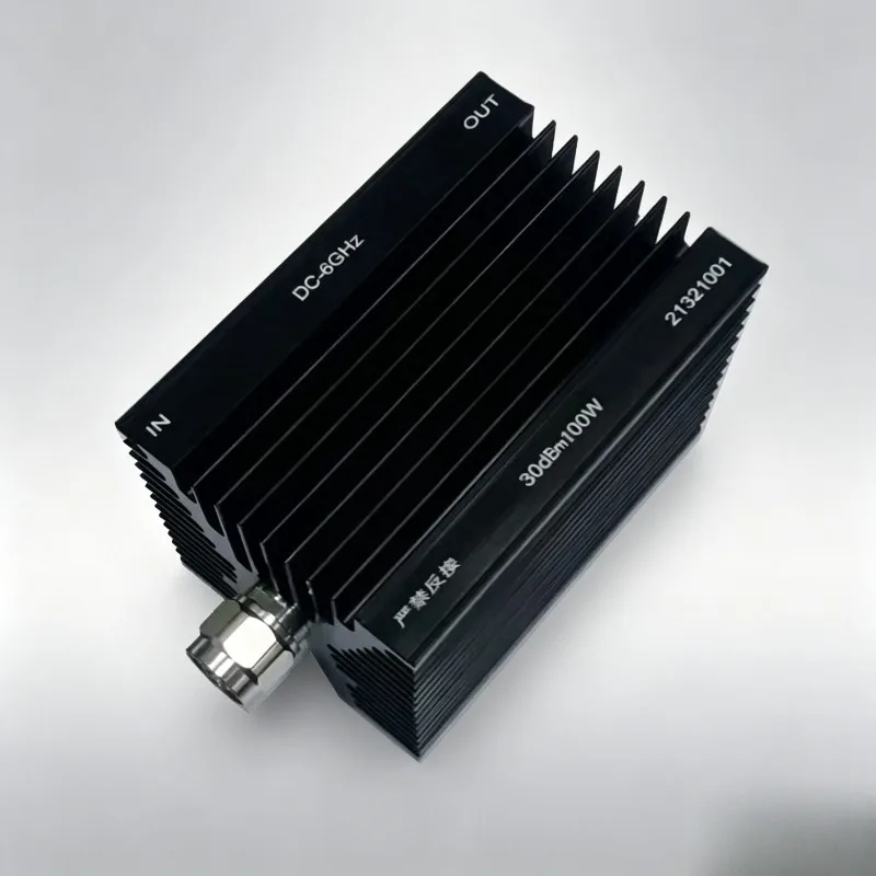 High Power Fixed Attenuator 100W N Type DC-6GHz 1-60dB RF Coaxial High Precision
High Power Fixed Attenuator 100W N Type DC-6GHz 1-60dB RF Coaxial High Precision