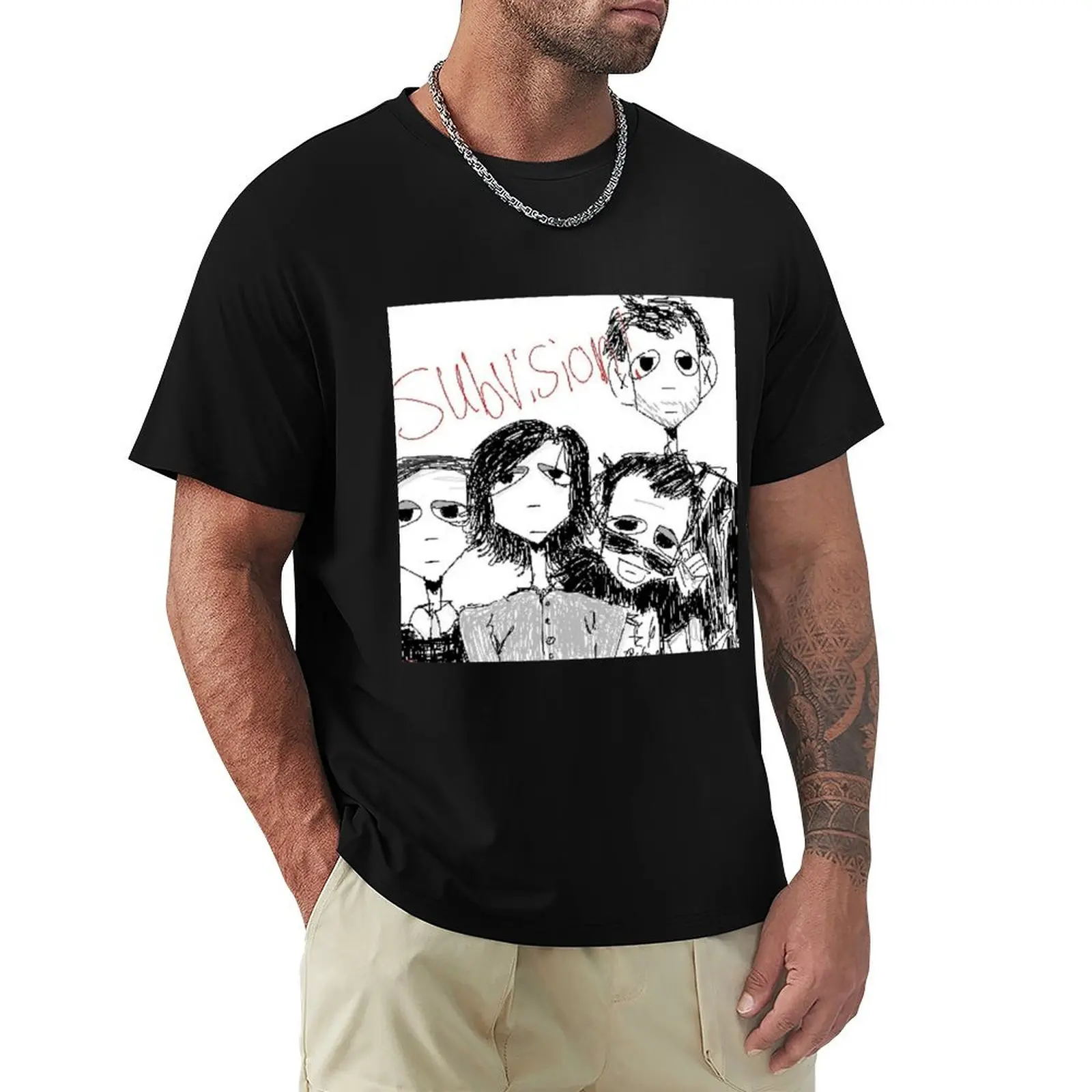 Subvision band art T-Shirt oversized blue lock clothes aesthetic clothes tshirts for men
Subvision band art T-Shirt oversized blue lock clothes aesthetic clothes tshirts for men