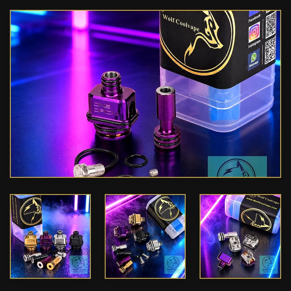 Wolfcoolvape MFG One Orion RBA for LVE Orion II & Orion II Pro - Durable Design
Wolfcoolvape MFG One Orion RBA for LVE Orion II & Orion II Pro - Durable Design
