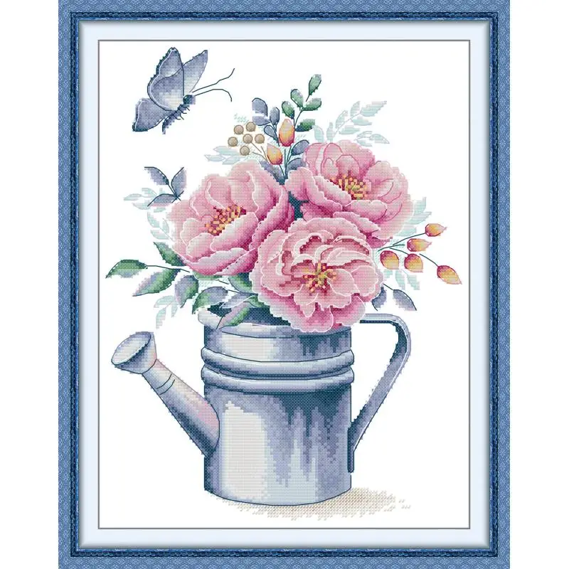 Maydear Cross Stitch Kit, 11CT/14CT/16CT/9CT Aida Fabric,DMC Threads Sewing Pattern Embroidery Set-Butterfly Flowers Kettlet
Maydear Cross Stitch Kit, 11CT/14CT/16CT/9CT Aida Fabric,DMC Threads Sewing Pattern Embroidery Set-Butterfly Flowers Kettlet