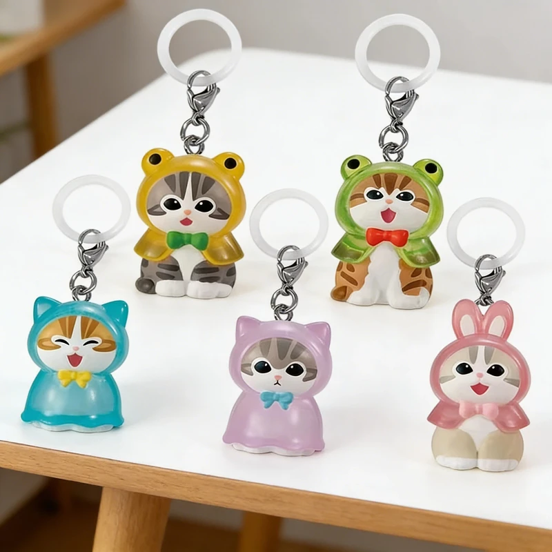 In Stock Mofusand Shark Cat Raincoat Design Series Blind Box Kawaii Mini Action Figure Keychain Backpack Pendant Birthday Gifts
In Stock Mofusand Shark Cat Raincoat Design Series Blind Box Kawaii Mini Action Figure Keychain Backpack Pendant Birthday Gifts