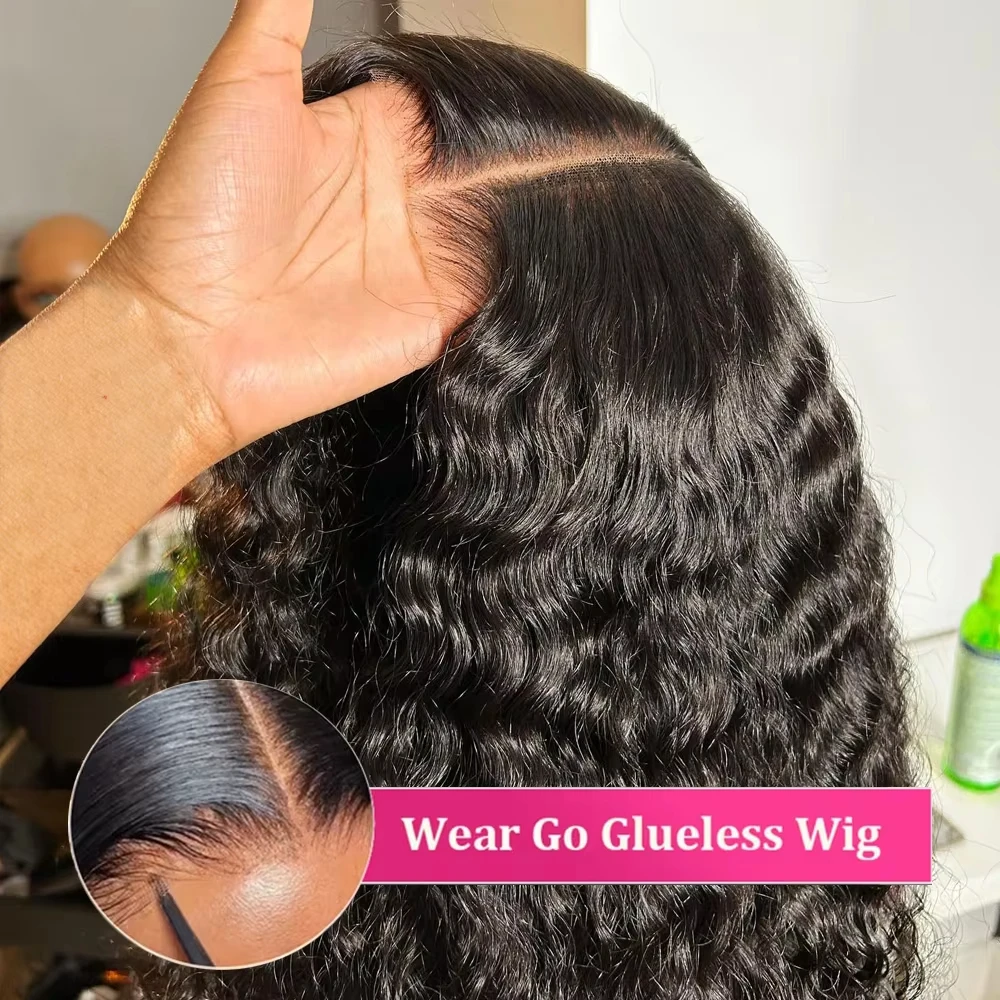 Water Wave Glueless Wig Human Hair Curly 13x6 HD Frontal Wig 200% Deep Wave Lace Front Wigs Wear 13×4 HD Lace Closure Wig Sale
Water Wave Glueless Wig Human Hair Curly 13x6 HD Frontal Wig 200% Deep Wave Lace Front Wigs Wear 13×4 HD Lace Closure Wig Sale