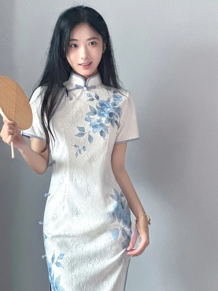 Летнее кружевное платье для девочек в китайском стиле, белое, с высоким разрезом, для повседневной носки, с длинным рукавом, короткое, S...
Летнее кружевное платье для девочек в китайском стиле, белое, с высоким разрезом, для повседневной носки, с длинным рукавом, короткое, S...