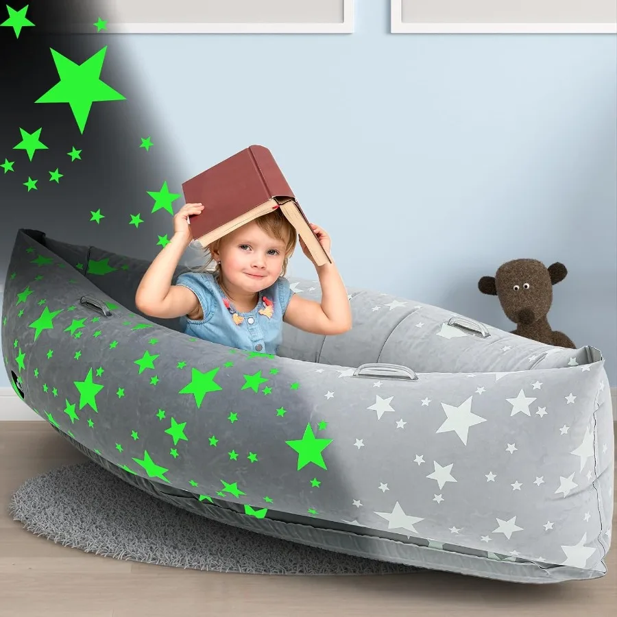 60'' Inflatable Sensory Peapod Toy for Autism with Electric Air Pump Calming Sensory Environment for with Autism Ideal for Ther
60'' Inflatable Sensory Peapod Toy for Autism with Electric Air Pump Calming Sensory Environment for with Autism Ideal for Ther