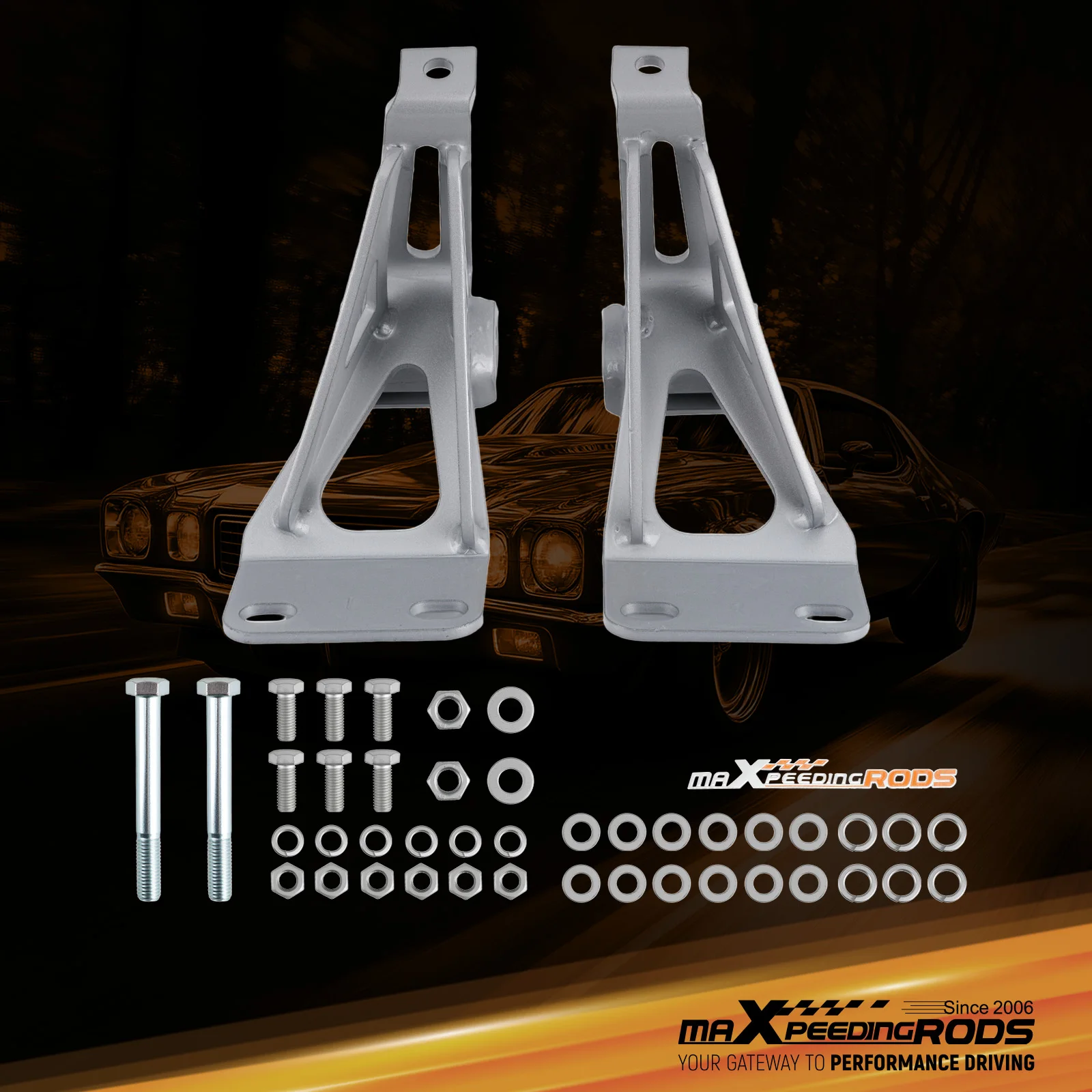 Sheet Metal Mounts Brackets 2pcs For Chevrolet GMC + Small Block Engin
Sheet Metal Mounts Brackets 2pcs For Chevrolet GMC + Small Block Engin