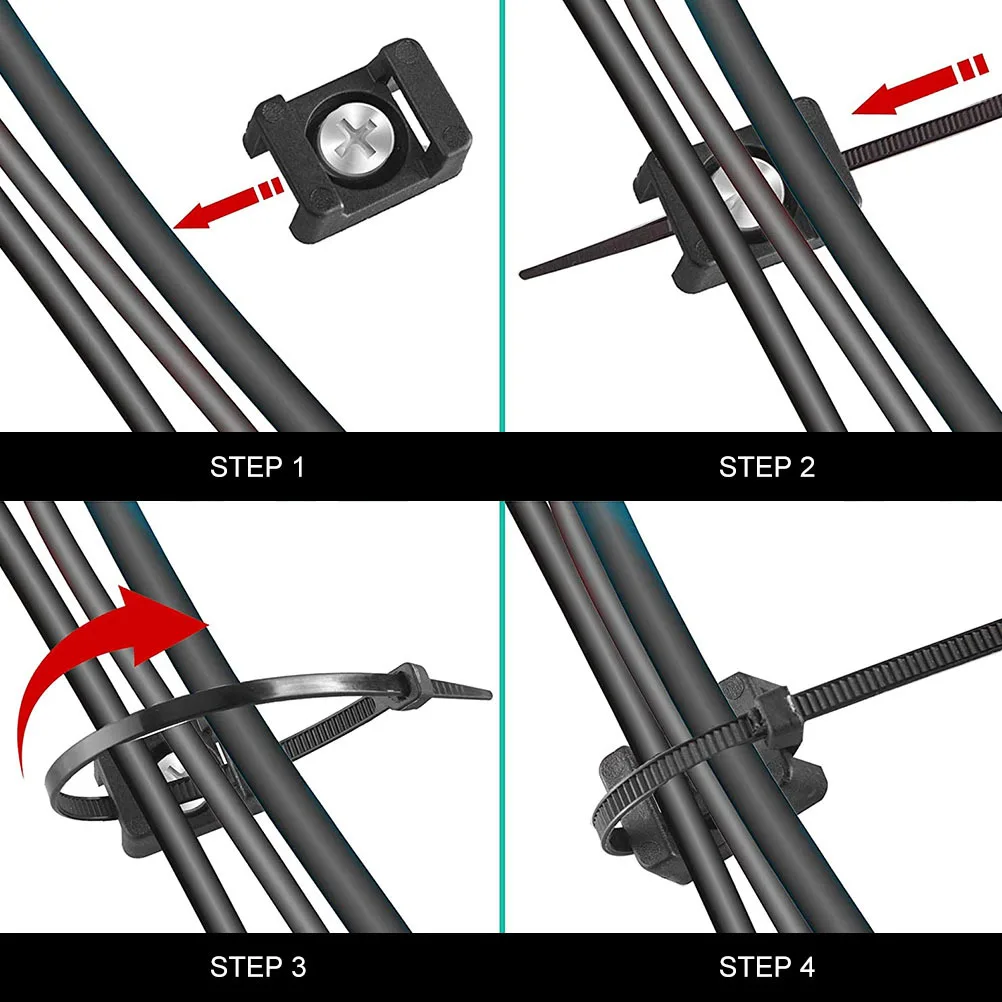 500Pcs Cord Management Clips Cable Clamps Fine Workmanship Lightweight Practical Safe and Durable Cord Management
500Pcs Cord Management Clips Cable Clamps Fine Workmanship Lightweight Practical Safe and Durable Cord Management