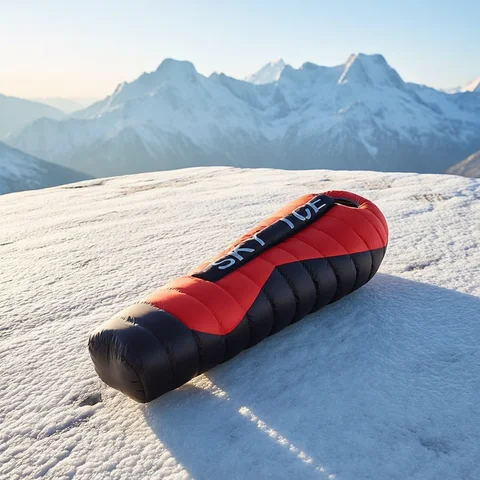 Lightweight Goose Down Double Sleeping Bag Adult Outdoor AllSeason Camping