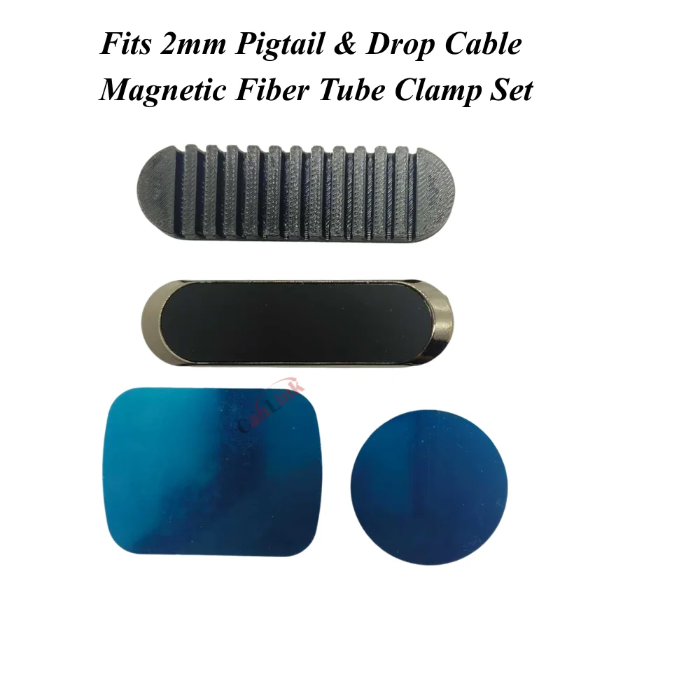2 sets Cable Fixing Clamp for Pigtail Drop Cable, Wire Arrangement Organizer Clip, Fiber Optic Heat Shrink Tube Holder
2 sets Cable Fixing Clamp for Pigtail Drop Cable, Wire Arrangement Organizer Clip, Fiber Optic Heat Shrink Tube Holder