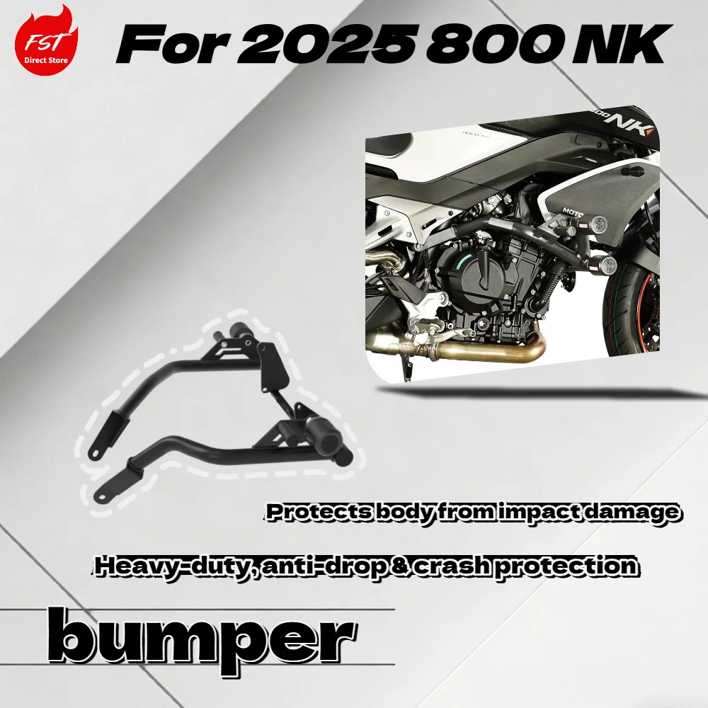 For 2025 800NK Racing Crash Bar Bumper Elastic Anti-fall Slider Guard Motorcycle Modified Accessories