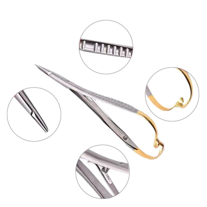 1pcs Stainless Steel Dental Needle Holder Tweezers Orthodontic Tweezers for Dentist Surgical Instruments Tools
1pcs Stainless Steel Dental Needle Holder Tweezers Orthodontic Tweezers for Dentist Surgical Instruments Tools