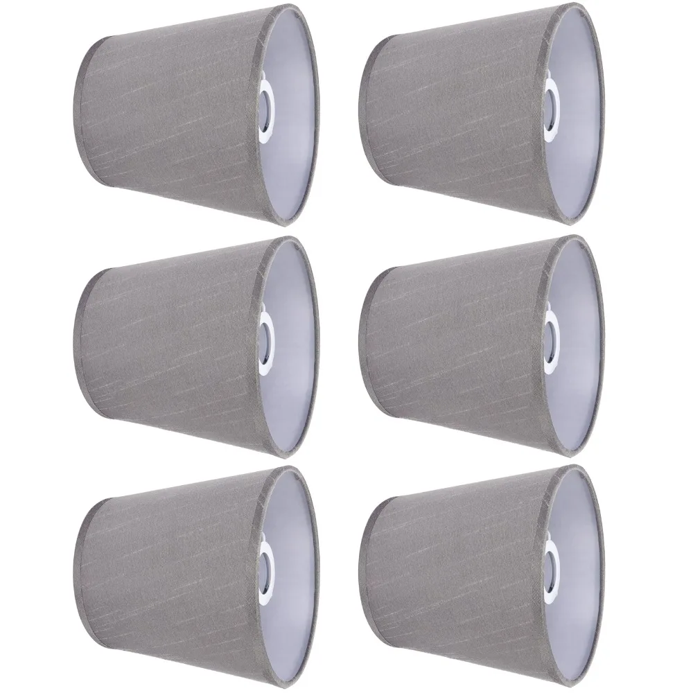 6PCS Simple Fabric Lampshade Clip On Design 5.5 inch Height Lamp Cover Wall Lamp Shade Wall Lamp
6PCS Simple Fabric Lampshade Clip On Design 5.5 inch Height Lamp Cover Wall Lamp Shade Wall Lamp