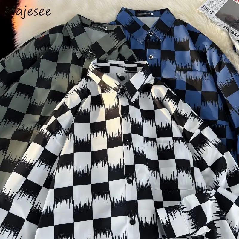 Plaid Shirts Men Long Sleeve Vintage Baggy M-3XL Teens Hartajuku Unisex Y2k Clothes Fashion American Camisas Hip Hop Streetwear
Plaid Shirts Men Long Sleeve Vintage Baggy M-3XL Teens Hartajuku Unisex Y2k Clothes Fashion American Camisas Hip Hop Streetwear