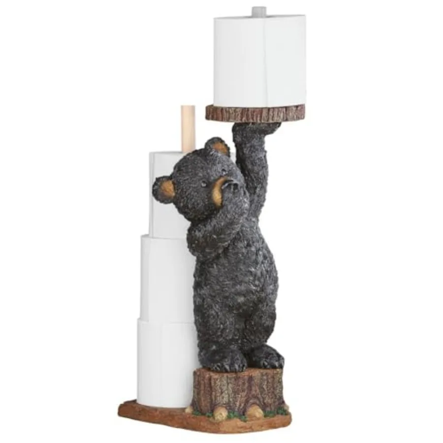 Aurrra Northwoods Bear Cub Toilet Paper Holder, 22" H
Aurrra Northwoods Bear Cub Toilet Paper Holder, 22" H