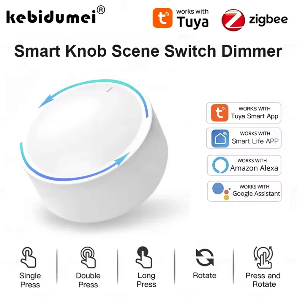 Умная ручка Tuya ZigBee, DIY беспроводная кнопка сцены, вращающийся диммер, бытовая техника, автоматизация связи, пульт дистанционного управления
Умная ручка Tuya ZigBee, DIY беспроводная кнопка сцены, вращающийся диммер, бытовая техника, автоматизация связи, пульт дистанционного управления