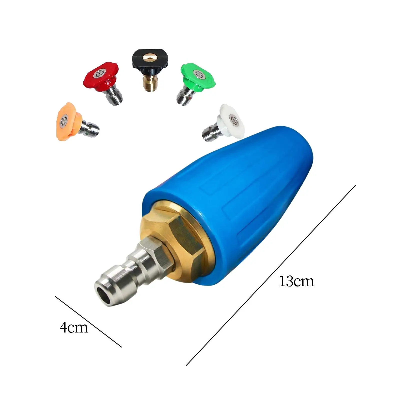 Rotating Turbo Nozzle Pressure Washer Accessories Kits for Cleaning Blocks
Rotating Turbo Nozzle Pressure Washer Accessories Kits for Cleaning Blocks