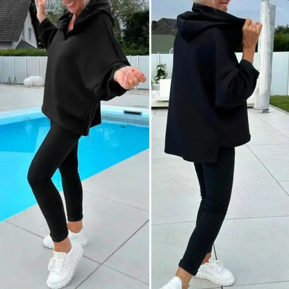 Two Piece Set Women Sporty Pant Sets Hooded Tracksuit Trousers Suits Pockets Autumn Winter 2026 Elastic Waist Sweatpants
Two Piece Set Women Sporty Pant Sets Hooded Tracksuit Trousers Suits Pockets Autumn Winter 2026 Elastic Waist Sweatpants