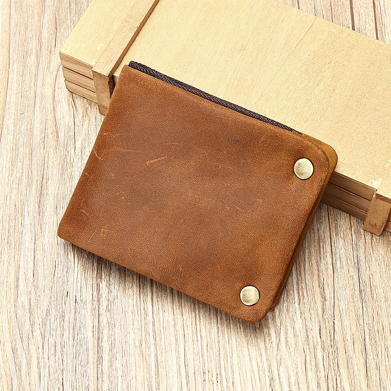 LUKZIJAES Vintage Genuine Leather Wallet For Men Large Capacity Credit Card Crazy Horse Leather Coin Purse Wallet
LUKZIJAES Vintage Genuine Leather Wallet For Men Large Capacity Credit Card Crazy Horse Leather Coin Purse Wallet
