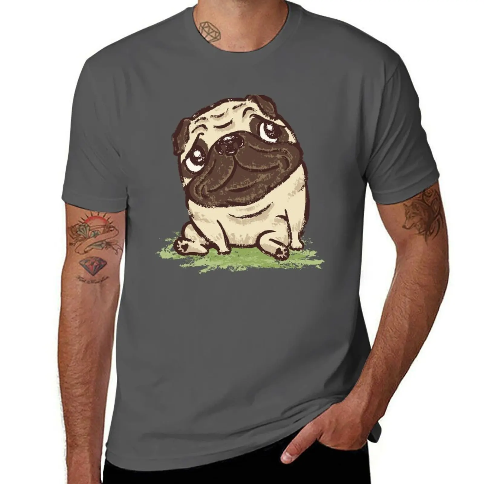 that relaxes Pug T-Shirt Casual Simple Design Short Sleeve Shirt
that relaxes Pug T-Shirt Casual Simple Design Short Sleeve Shirt