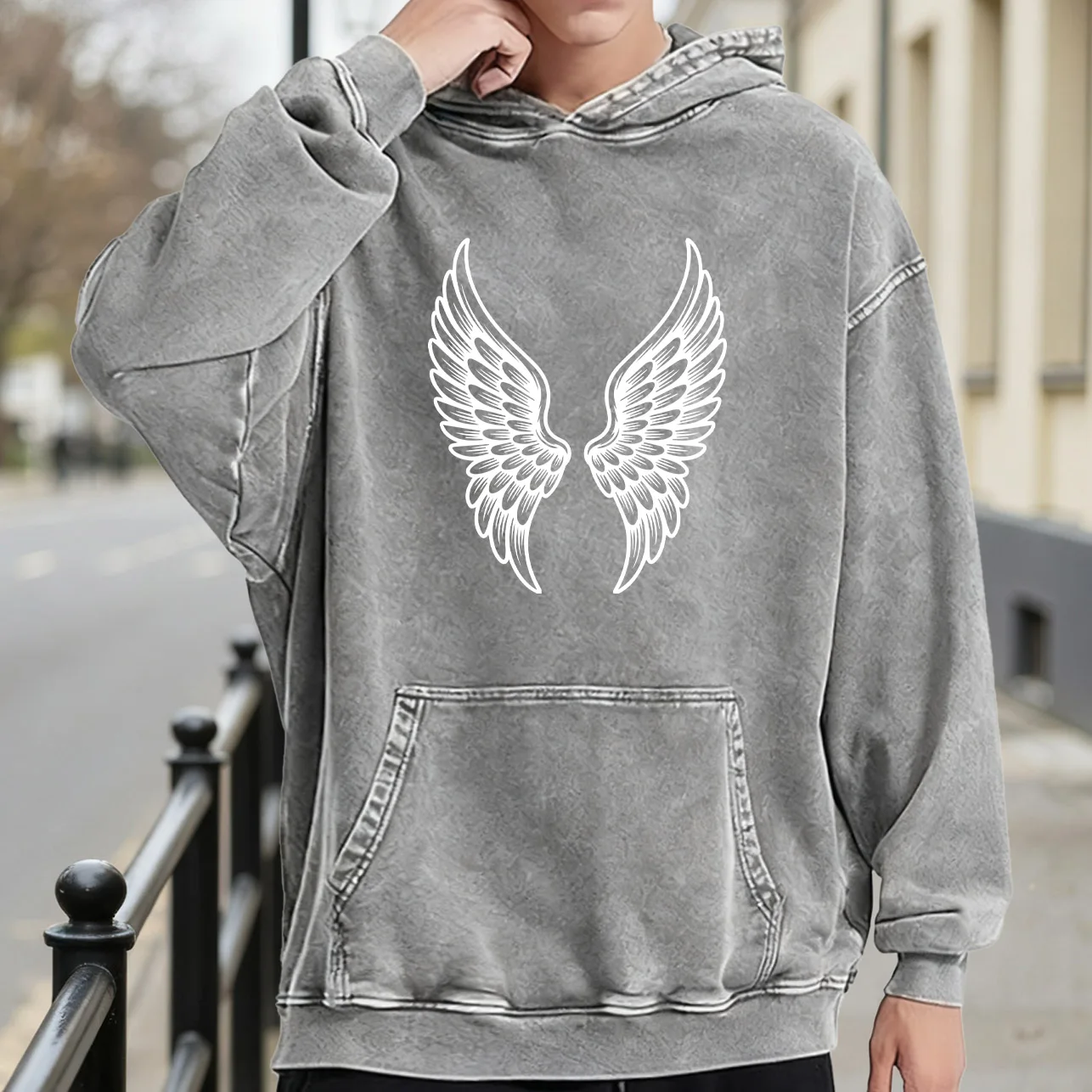 Мужская винтажная потертая толстовка с рисунком Wings Feathers, потертый пуловер в стиле ретро, уличная повседневная толстовка
Мужская винтажная потертая толстовка с рисунком Wings Feathers, потертый пуловер в стиле ретро, уличная повседневная толстовка