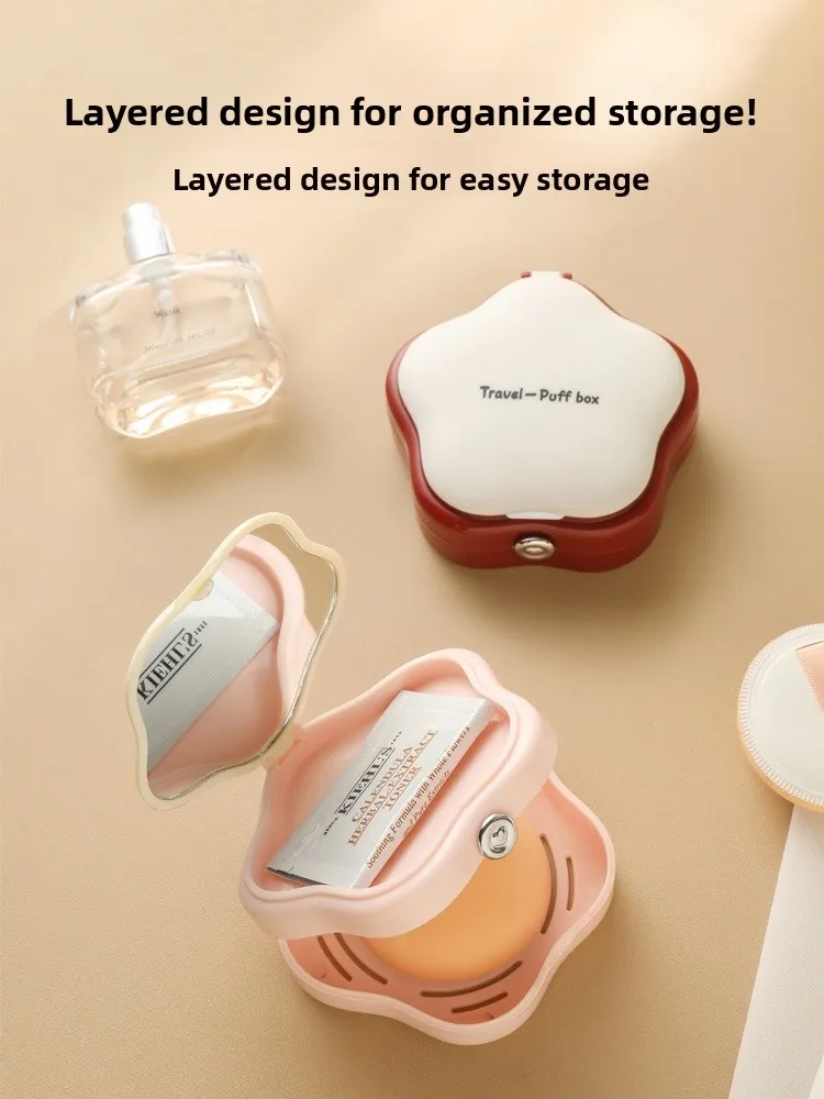 Portable eup Sponge Storage Box Air Cuion Special Box with Lid And Mirror Traveling Busin Trip Convenient Carry-On
Portable eup Sponge Storage Box Air Cuion Special Box with Lid And Mirror Traveling Busin Trip Convenient Carry-On