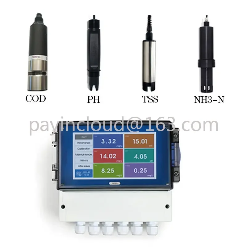 High Precision Water Quality Testing Digital Online PH TSS COD BOD Meter Analyzer Controller
High Precision Water Quality Testing Digital Online PH TSS COD BOD Meter Analyzer Controller