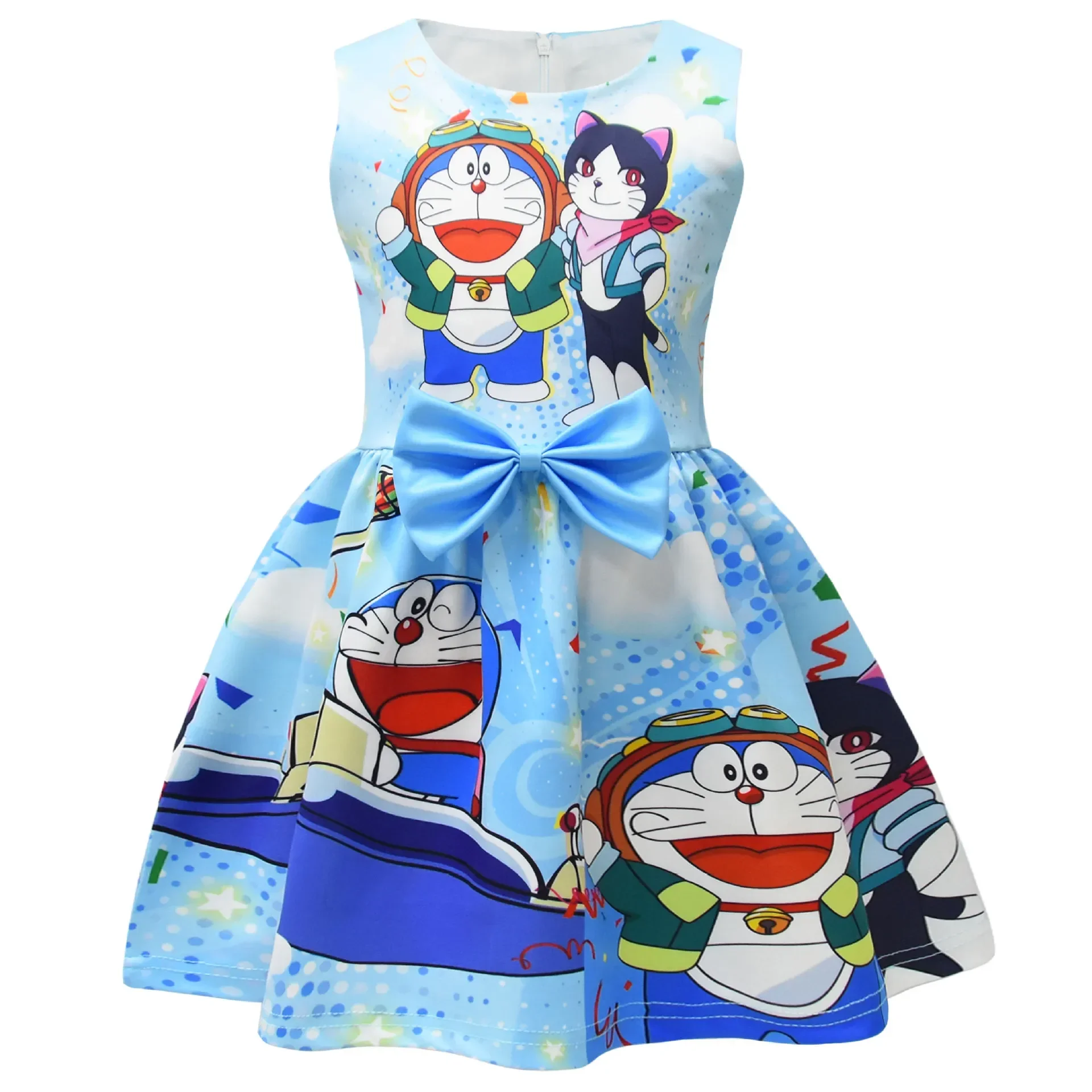 Doraemon Jingle Cat Girl Dress Holiday Party ceremonial robes Sleeveless T-Shirt dress children Skirt Digital
Doraemon Jingle Cat Girl Dress Holiday Party ceremonial robes Sleeveless T-Shirt dress children Skirt Digital