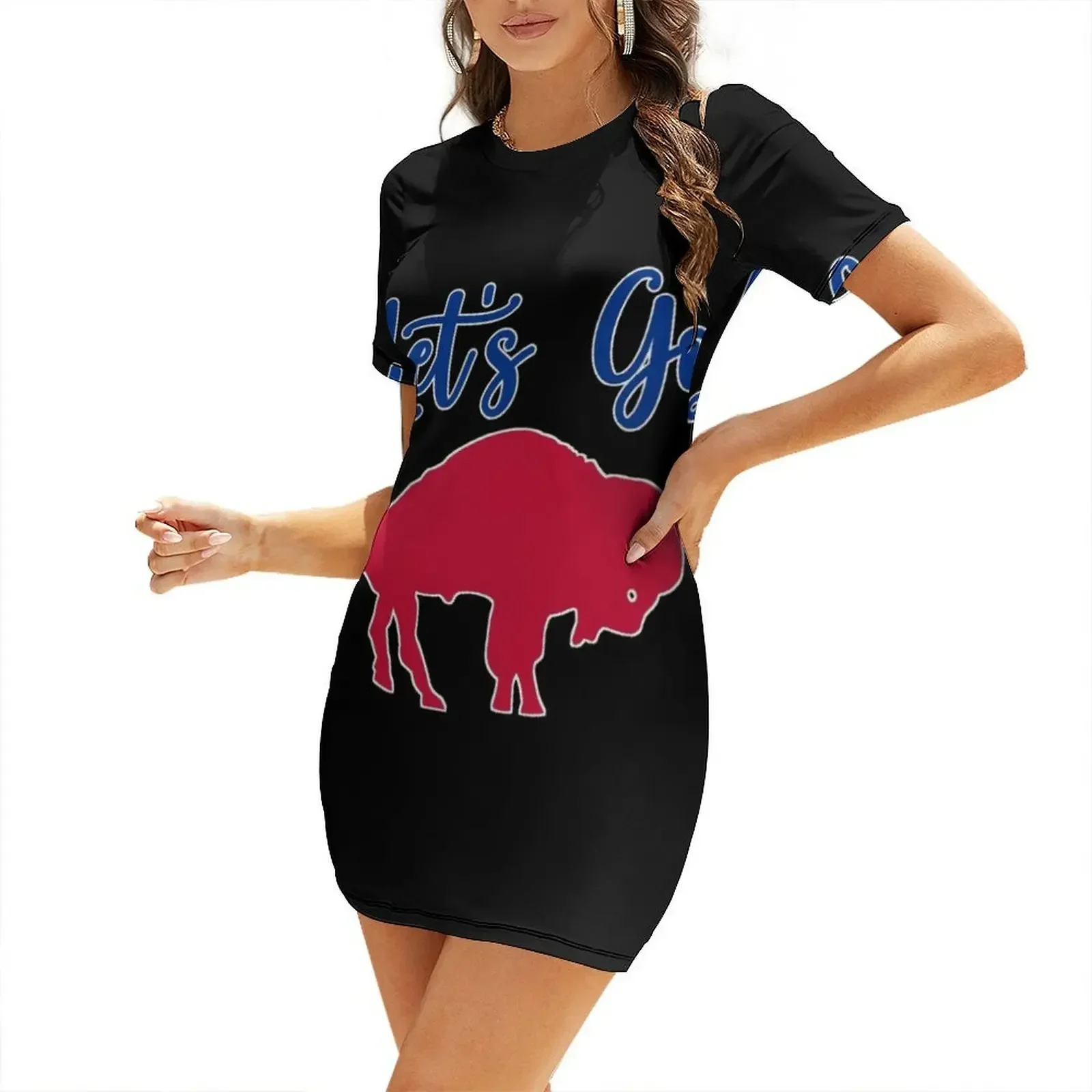 Let's Go Buffalo Sticker Short-Sleeved Dress summer dress womens 2026 dress for woman
Let's Go Buffalo Sticker Short-Sleeved Dress summer dress womens 2026 dress for woman