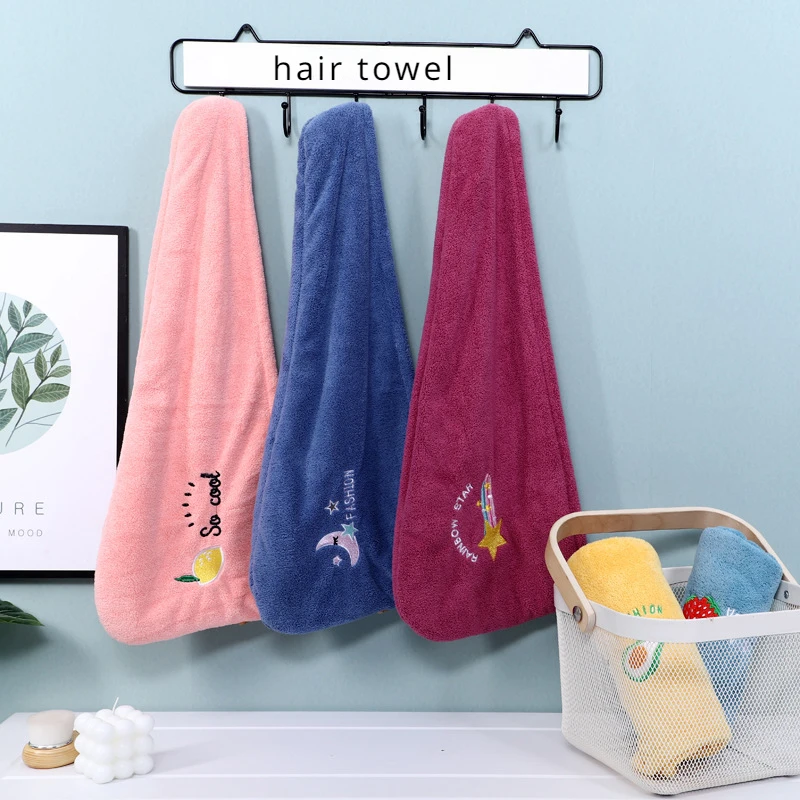 Dry Hair Towel Embroidered Coral Velvet Ladies Microfiber Soft Shower Cap Head Wrap Absorbent Fast Dry Ladies Head Towel
Dry Hair Towel Embroidered Coral Velvet Ladies Microfiber Soft Shower Cap Head Wrap Absorbent Fast Dry Ladies Head Towel