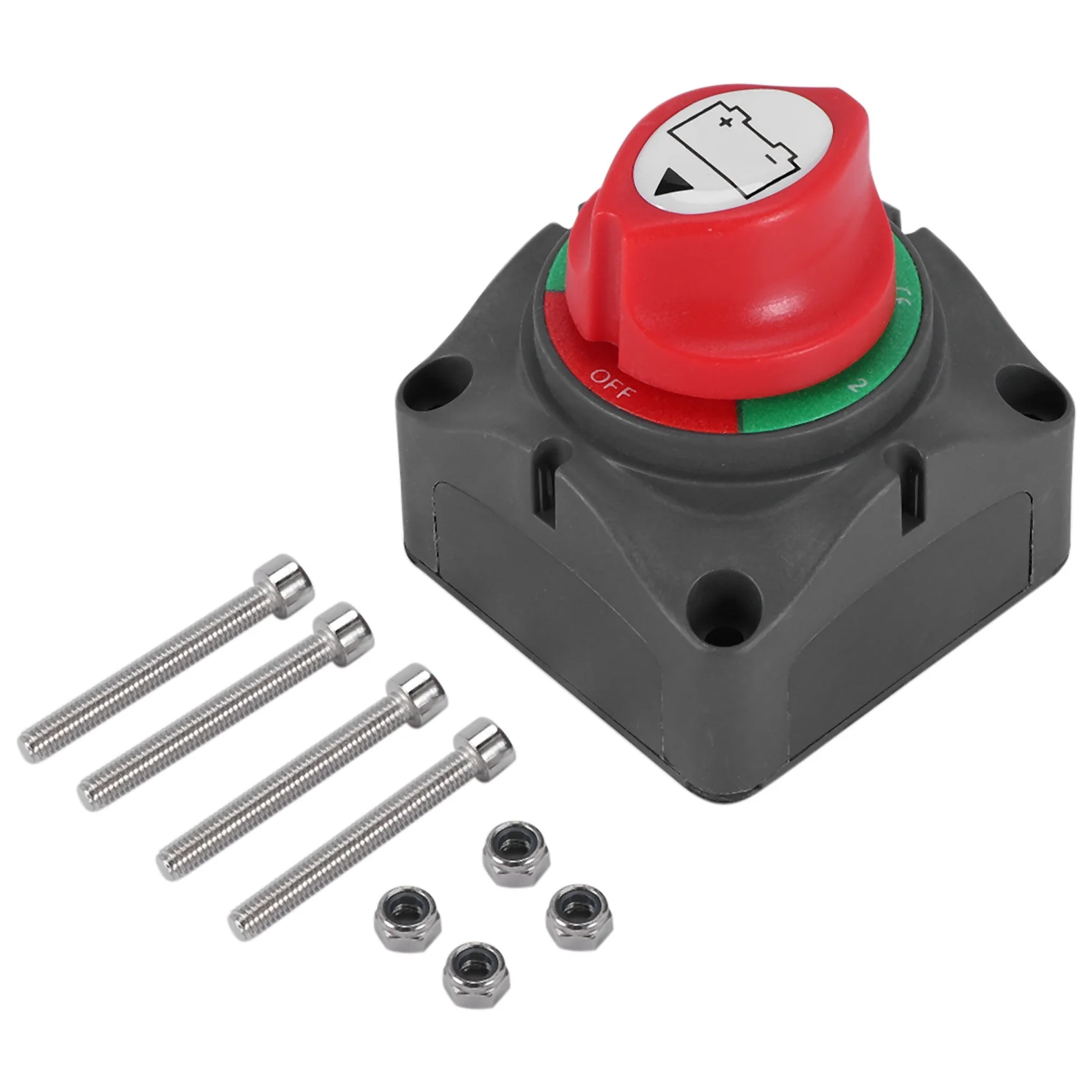 AU63-3 Position Disconnect Isolator Master Switch, 12-60V Battery Power Cut Off Kill Switch, Fit For Car/Vehicle/RV/Boat/Marine,
AU63-3 Position Disconnect Isolator Master Switch, 12-60V Battery Power Cut Off Kill Switch, Fit For Car/Vehicle/RV/Boat/Marine,