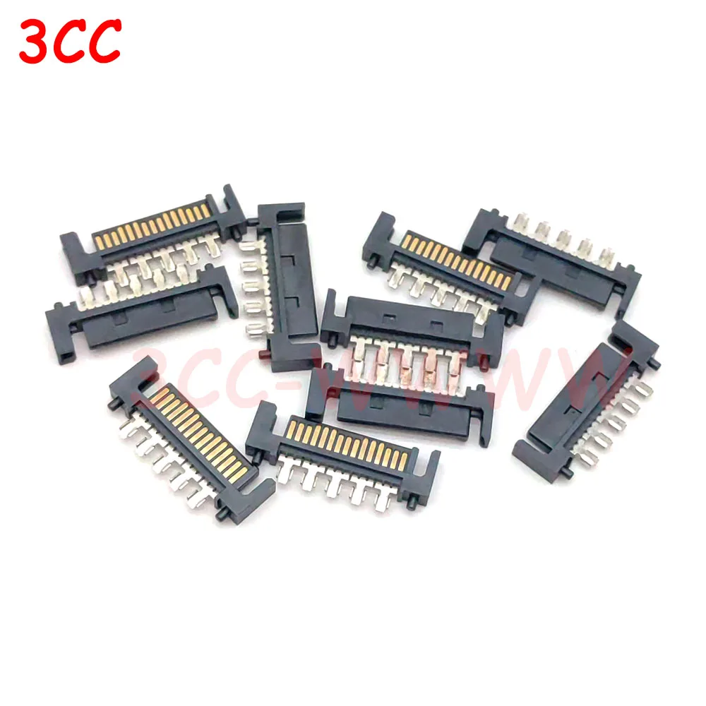 10PCS Riveting Pressure Type 15PIN SATA Plug PC Computer ATX Hard Disk Power Connectors Plastic Shell Male Housing
10PCS Riveting Pressure Type 15PIN SATA Plug PC Computer ATX Hard Disk Power Connectors Plastic Shell Male Housing