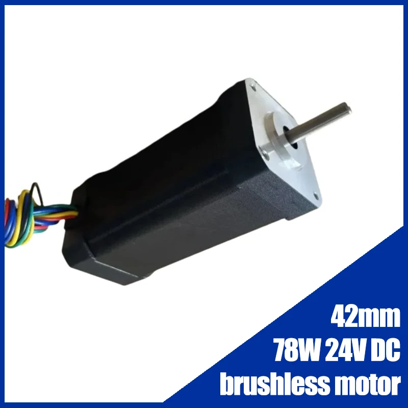 78W 24V DC 4000rpm Brushless Motor BLDC 42mm Brushless motor Body length 81mm Height Square Motor
78W 24V DC 4000rpm Brushless Motor BLDC 42mm Brushless motor Body length 81mm Height Square Motor