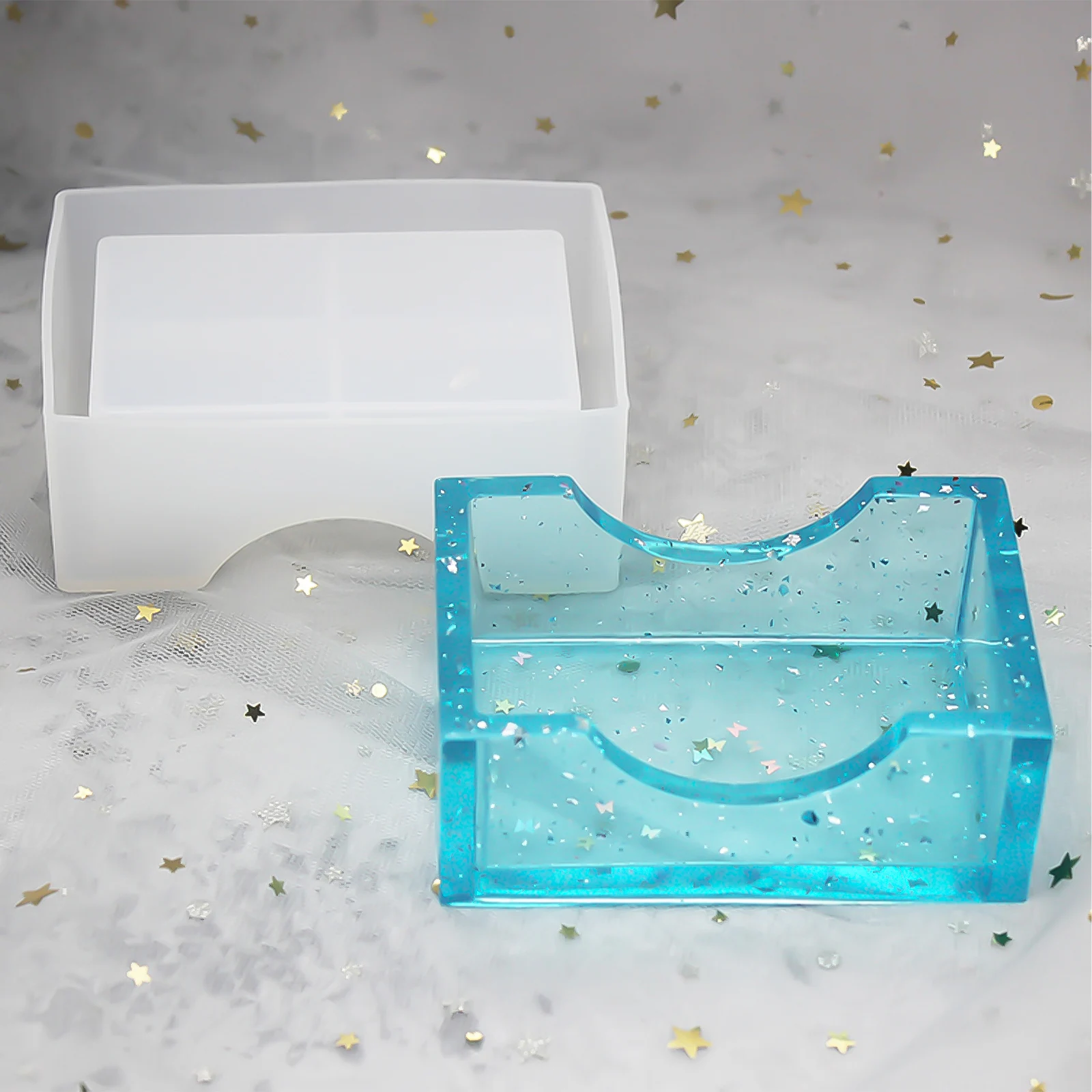 3pcs Silicone Cup Mat Mold Resin Craft Diy Coaster Box Mould Home Decoration Flexible Reusable Non-Stick Easy Demould Gift
3pcs Silicone Cup Mat Mold Resin Craft Diy Coaster Box Mould Home Decoration Flexible Reusable Non-Stick Easy Demould Gift