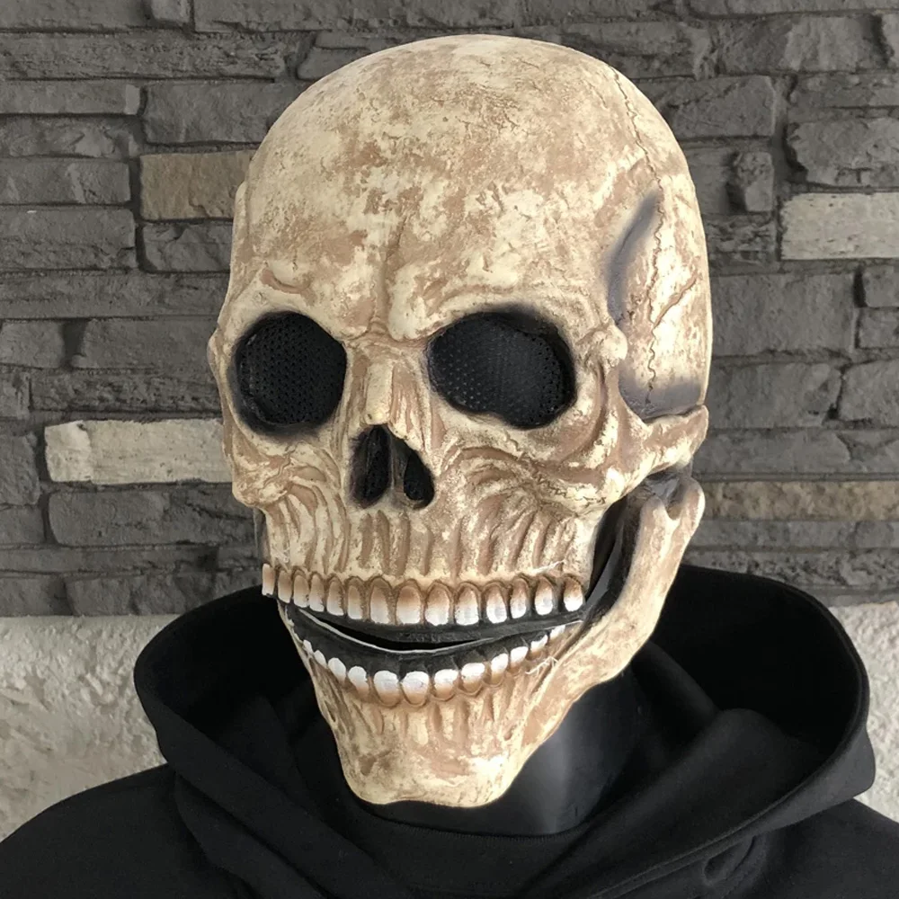 Halloween Moveable Mouth Jaw Skull Mask Cosplay Horror Skeleton Killer Demon Latex Helmet Carnival Purim Party Costume Props
Halloween Moveable Mouth Jaw Skull Mask Cosplay Horror Skeleton Killer Demon Latex Helmet Carnival Purim Party Costume Props