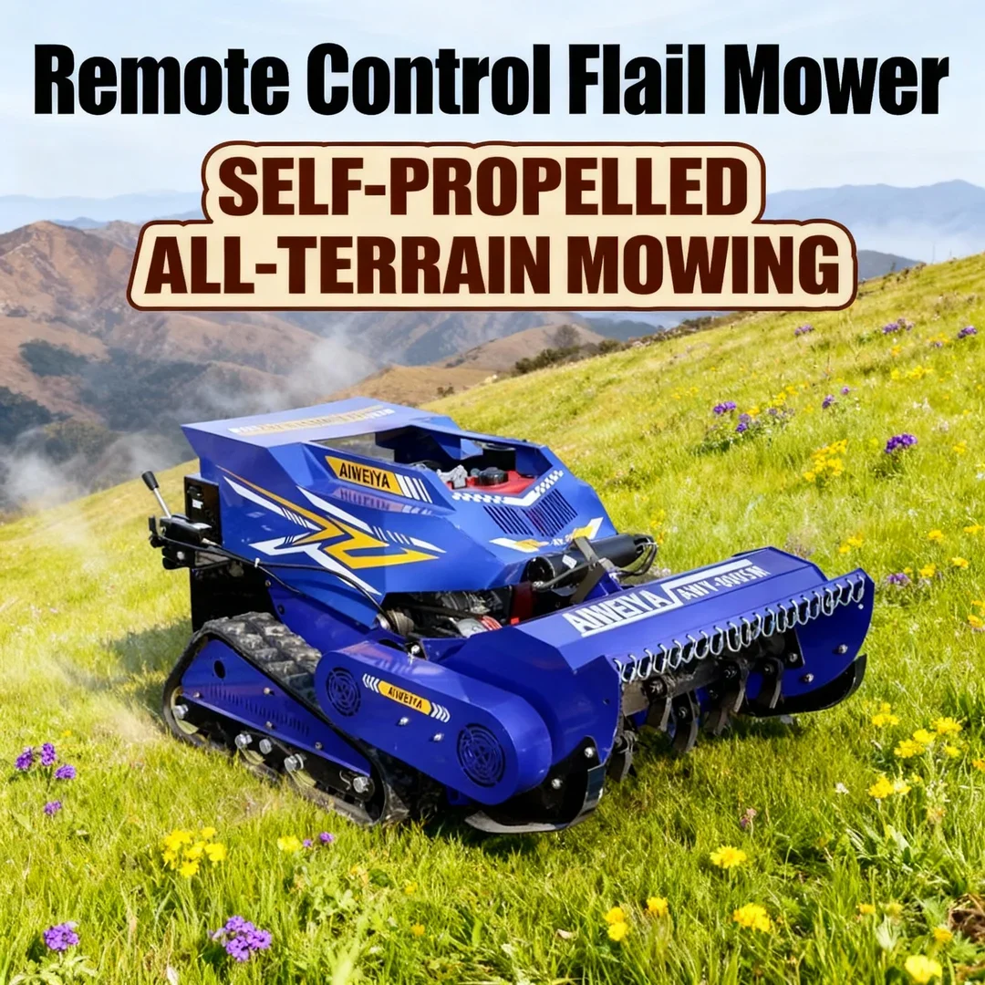 Customized Hot-Selling High Quality Remote Control Flail Lawn Mower - Rubber Tracks Agriculture Grass Cutting Machine
Customized Hot-Selling High Quality Remote Control Flail Lawn Mower - Rubber Tracks Agriculture Grass Cutting Machine
