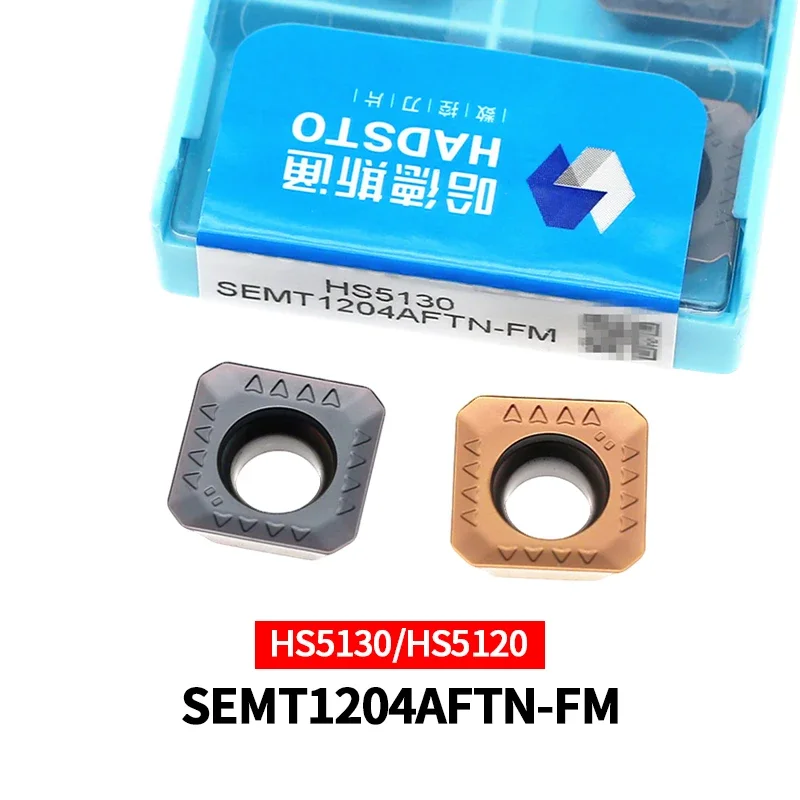 10 шт. оригинальных фрезерных пластин HADSTO SEMT1204AFTN-FM HS5130 HS5120, твердосплавные лезвия для ЧПУ, для стали, нержавеющей стали и чугуна
10 шт. оригинальных фрезерных пластин HADSTO SEMT1204AFTN-FM HS5130 HS5120, твердосплавные лезвия для ЧПУ, для стали, нержавеющей стали и чугуна