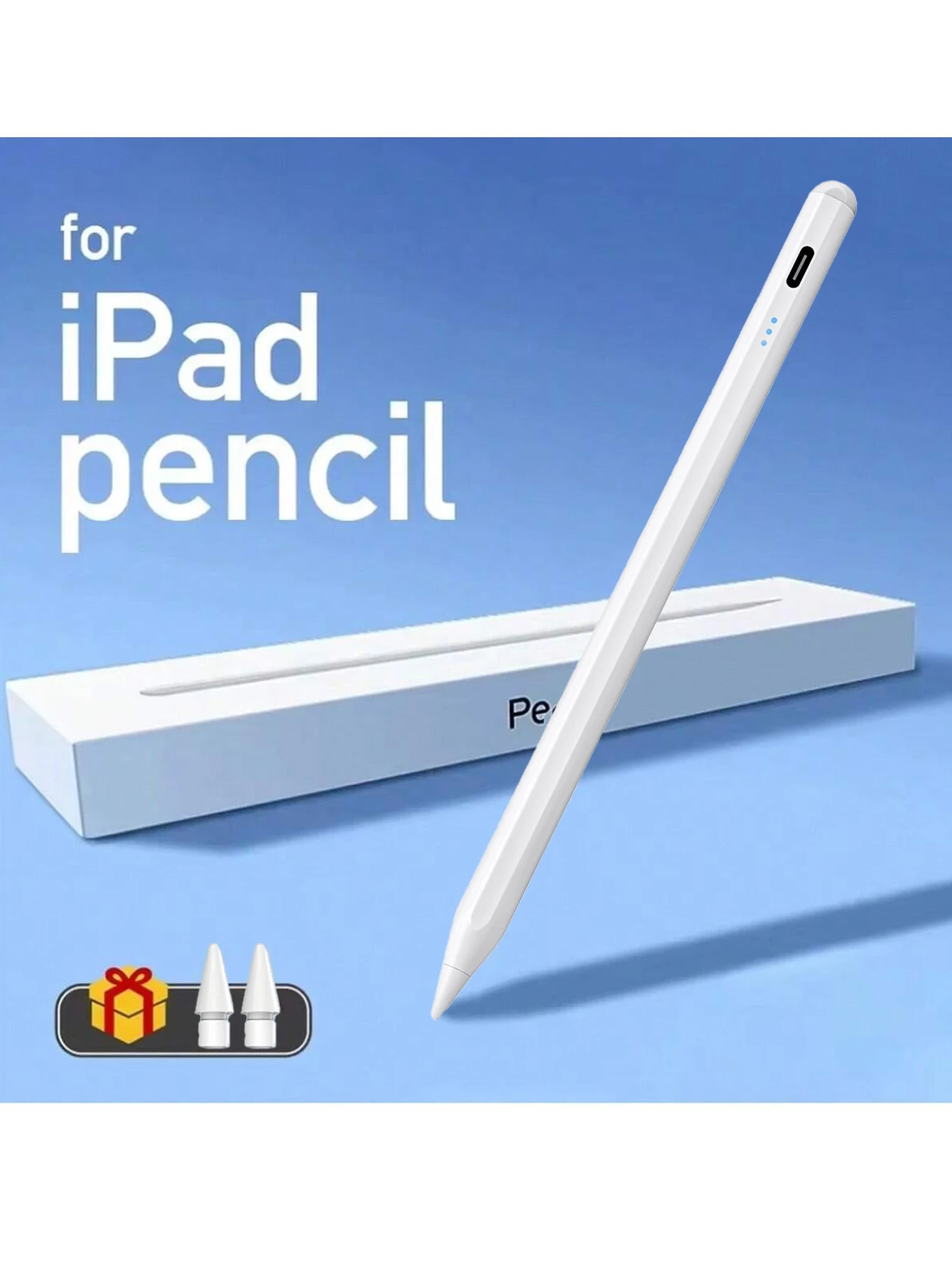 Стилус для iPad Pencil 11-го поколения, совместимый с iPad 6/7/8/9/10/11 2018-2025, Pro 11/12,9 дюйма/M4, Air 3/4/5/M2/M3, Mini 6 7
Стилус для iPad Pencil 11-го поколения, совместимый с iPad 6/7/8/9/10/11 2018-2025, Pro 11/12,9 дюйма/M4, Air 3/4/5/M2/M3, Mini 6 7