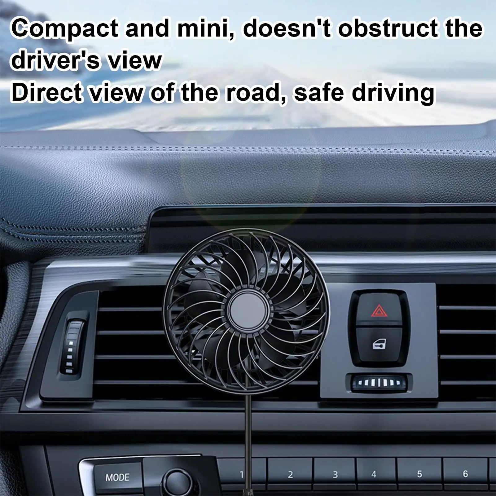 Mini Fan For Car Portable Mini Plug And Play 3 Speeds 5V Car Fan For Driver For Truck RV Vehicle Trucks Boat Golf Plane Airplane
Mini Fan For Car Portable Mini Plug And Play 3 Speeds 5V Car Fan For Driver For Truck RV Vehicle Trucks Boat Golf Plane Airplane